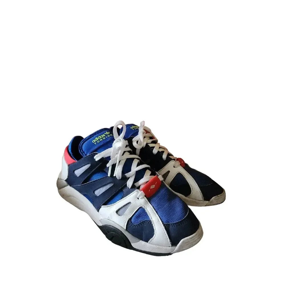 Adidas Men's Size 9 Red White Blue Torsion Sneakers